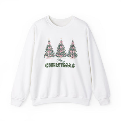 CHRISTMAS TREE COQUETTE BOW SWEATSHIRT