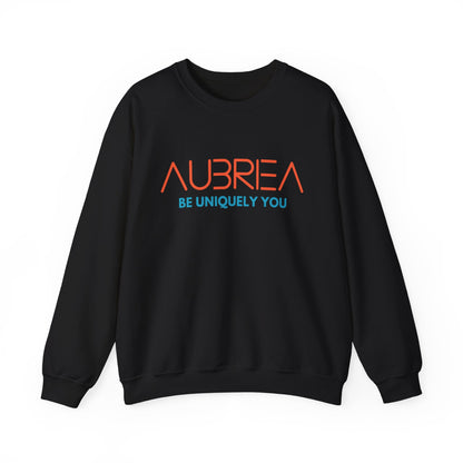 AUBRIEA LOGO CREWNECK SWEATSHIRT