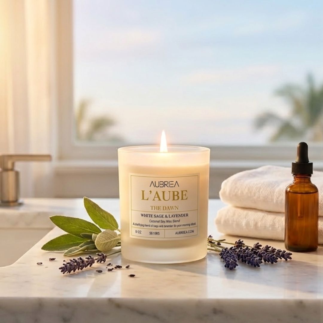L’AUBE | White Sage & Lavender Soy Candle