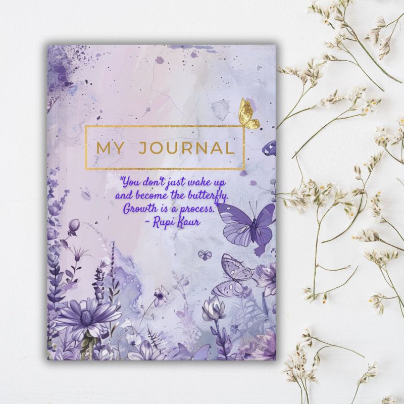 BUTTERFLY TRANSFORMATION JOURNAL HARDCOVER JOURNAL MATTE