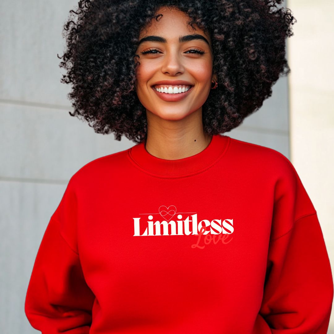 LIMITLESS LOVE INFINITY SYMBOL SWEATSHIRT