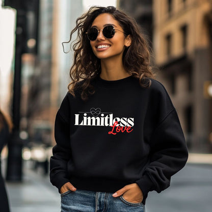 LIMITLESS LOVE INFINITY SYMBOL SWEATSHIRT