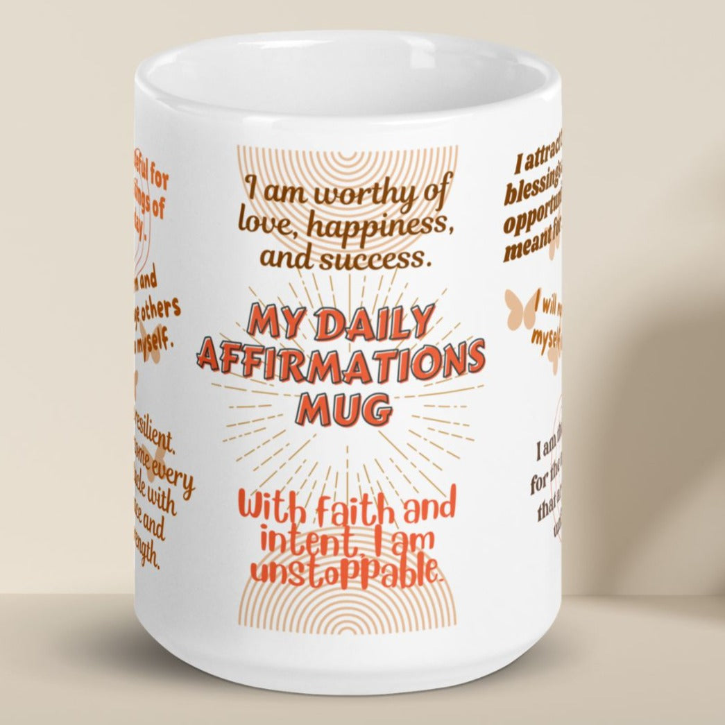 DAILY AFFIRMATIONS MUG - 15 OZ