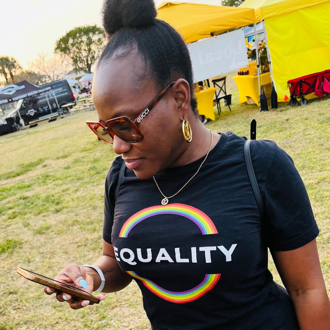 PRIDE RAINBOW EQUALITY UNISEX T-SHIRT