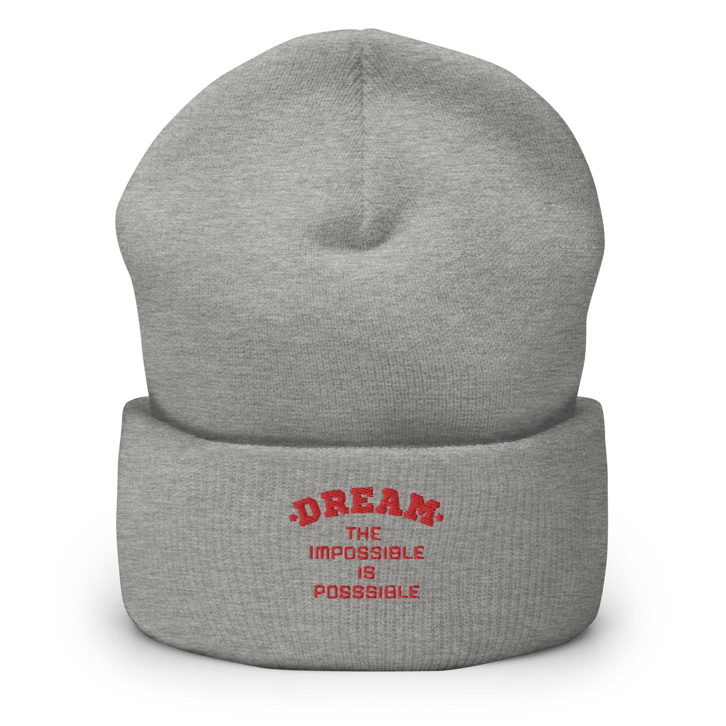 DREAM THE IMPOSSIBLE CUFFED BEANIE HAT