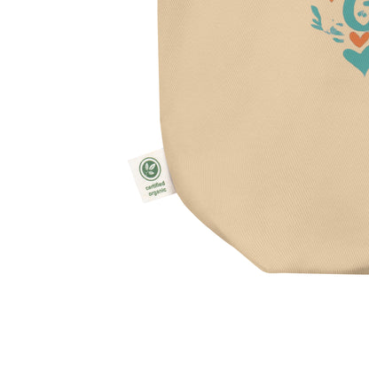 LOVE GROWS HERE ECO TOTE BAG