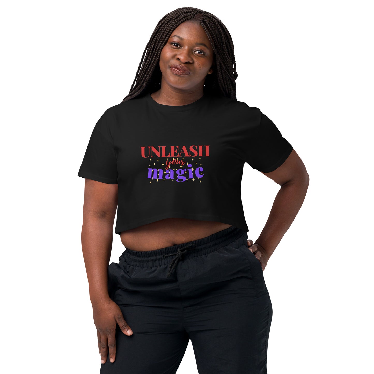 UNLEASH YOUR MAGIC CROP TEE