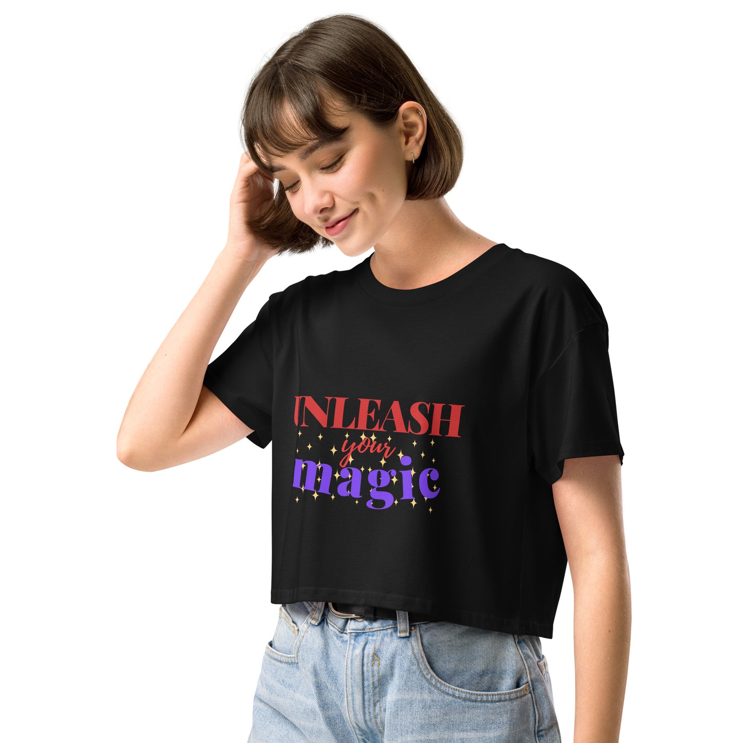 UNLEASH YOUR MAGIC CROP TEE