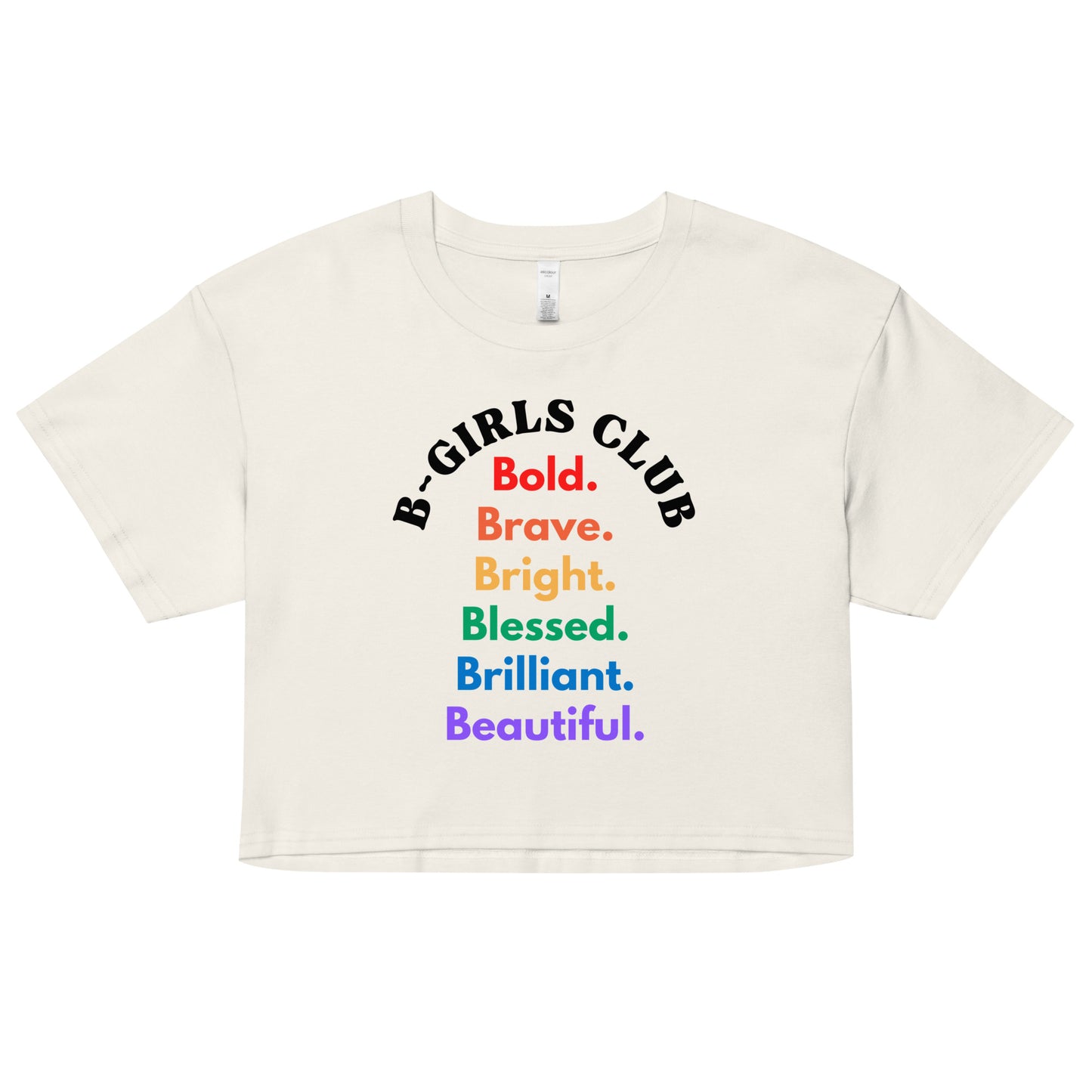 B GIRLS CLUB CROP TEE