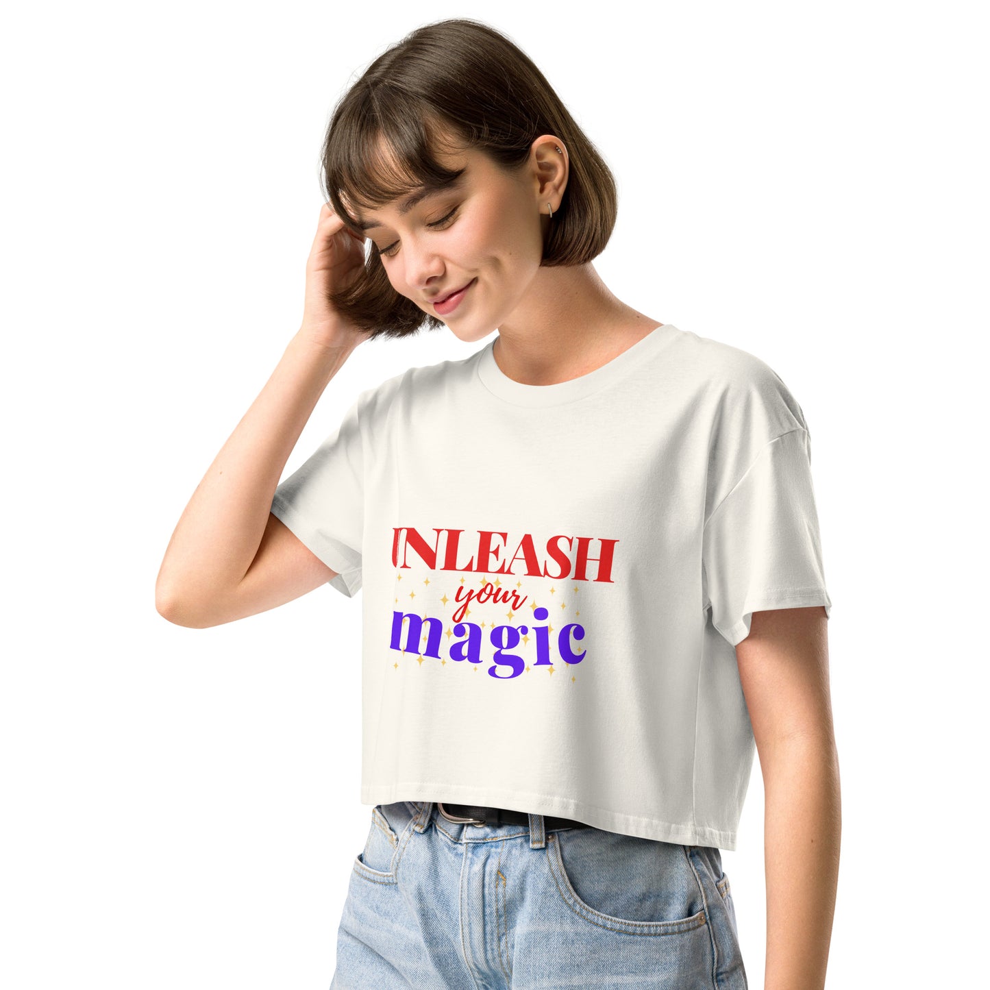 UNLEASH YOUR MAGIC CROP TEE