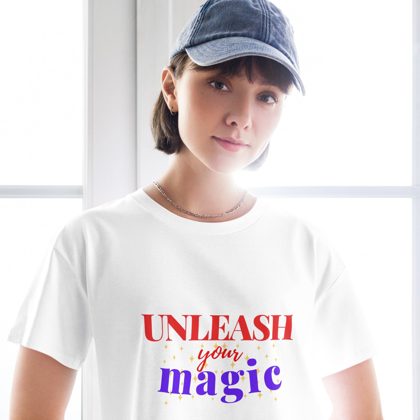 UNLEASH YOUR MAGIC CROP TEE