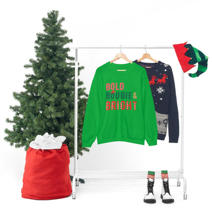 BOLD BOUGIE & BRIGHT CHRISTMAS SWEATSHIRT