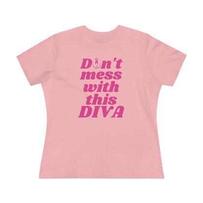 DON'T MESS WITH THIS DIVA BREAST CANCER AWARENESS TEE