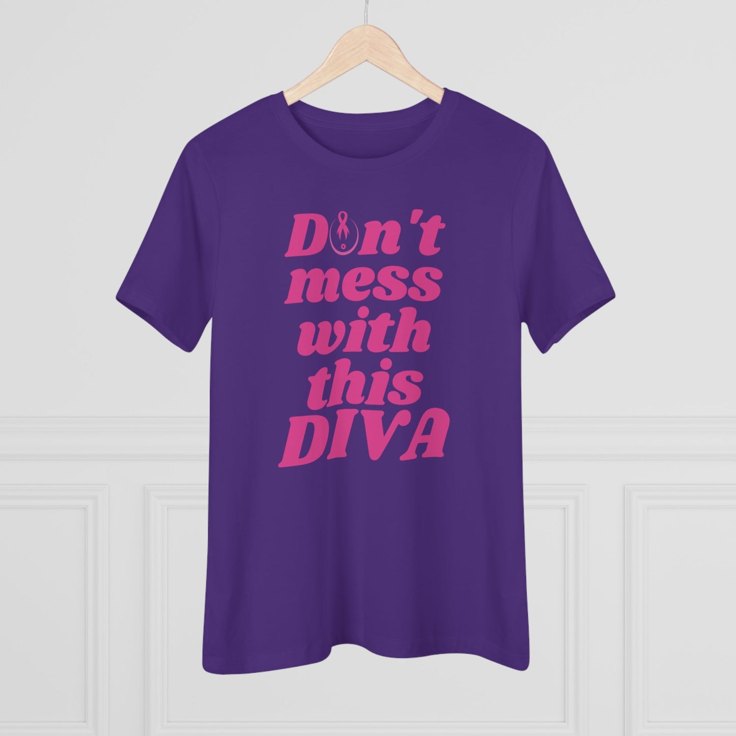 DON'T MESS WITH THIS DIVA BREAST CANCER AWARENESS TEE