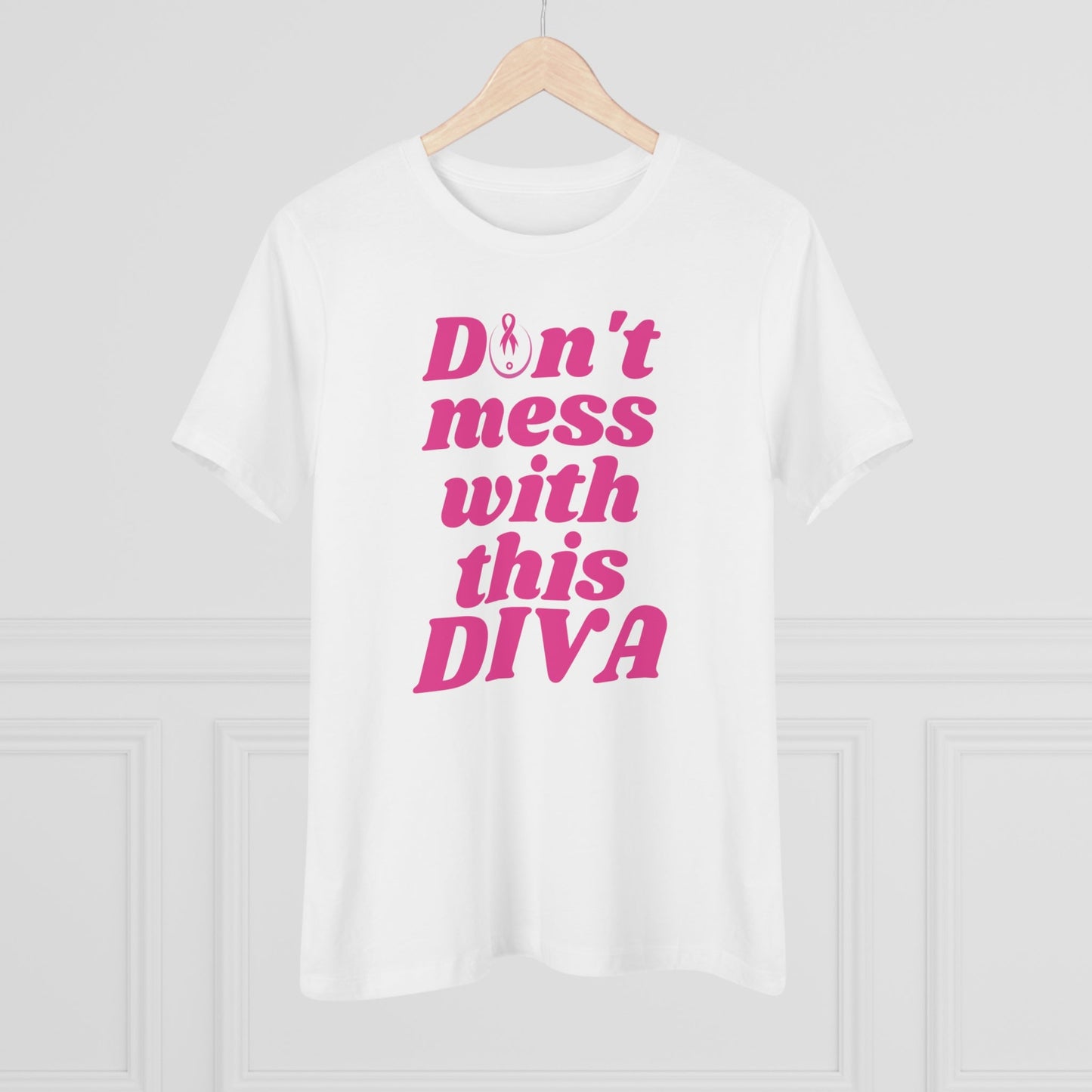 DON'T MESS WITH THIS DIVA BREAST CANCER AWARENESS TEE