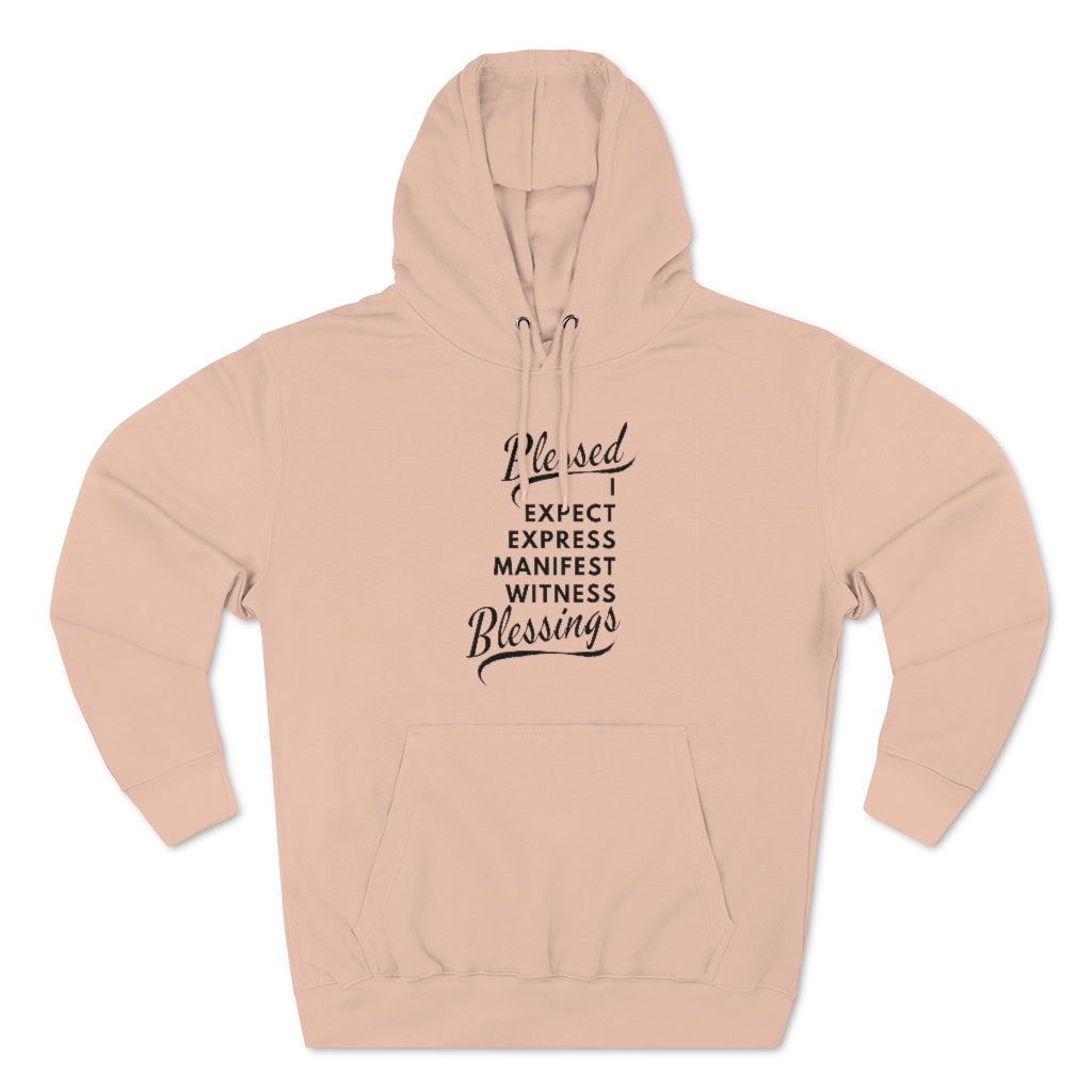 I AM BLESSED UNISEX PREMIUM PULLOVER HOODIE