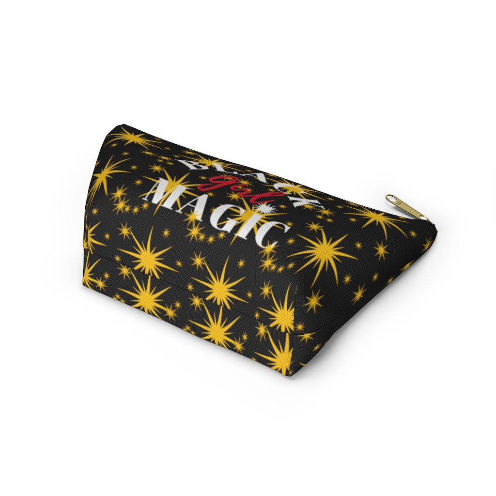 Black Girl Magic Makeup Bag / Accessory Pouch w T-bottom