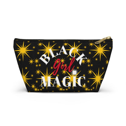 Black Girl Magic Makeup Bag / Accessory Pouch w T-bottom