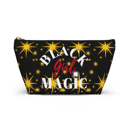 Black Girl Magic Makeup Bag / Accessory Pouch w T-bottom