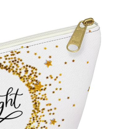 Shine Bright Makeup & Accessory Pouch w T-bottom