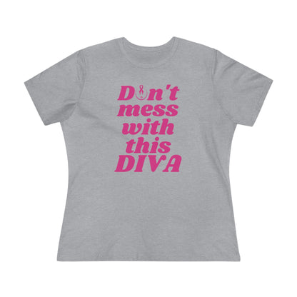 DON'T MESS WITH THIS DIVA BREAST CANCER AWARENESS TEE