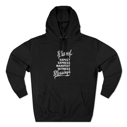 I AM BLESSED UNISEX PREMIUM PULLOVER HOODIE