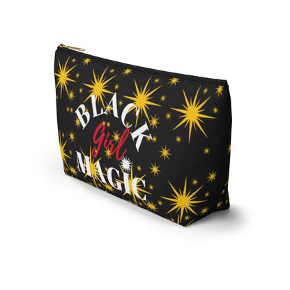 Black Girl Magic Makeup Bag / Accessory Pouch w T-bottom