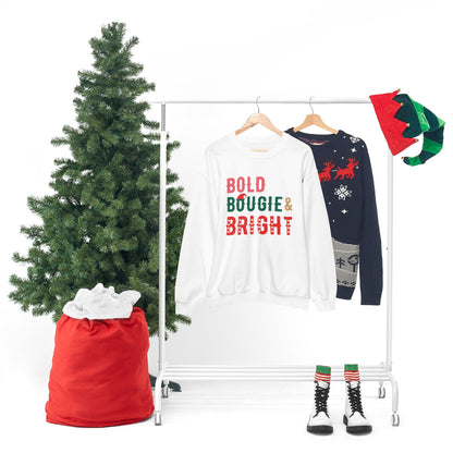 BOLD BOUGIE & BRIGHT CHRISTMAS SWEATSHIRT