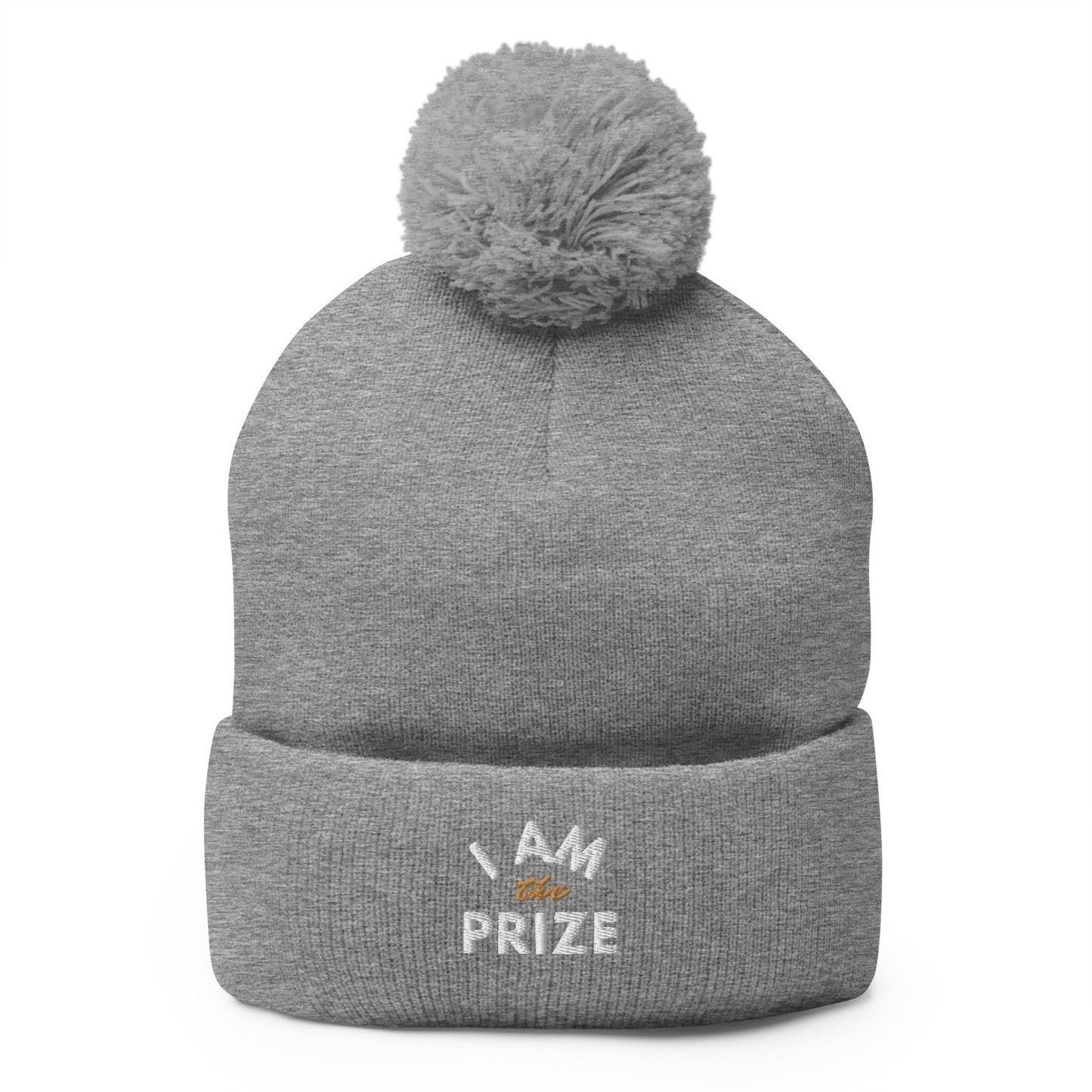 I AM THE PRIZE POM-POM BEANIE