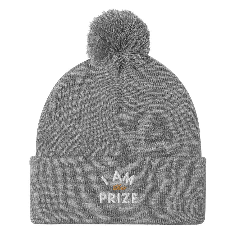 I AM THE PRIZE POM-POM BEANIE