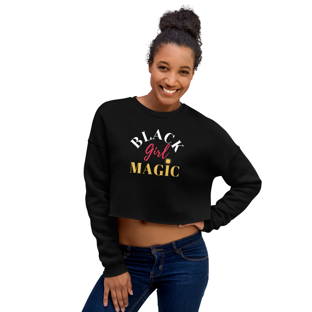 BLACK GIRL MAGIC CROPPED SWEATSHIRT